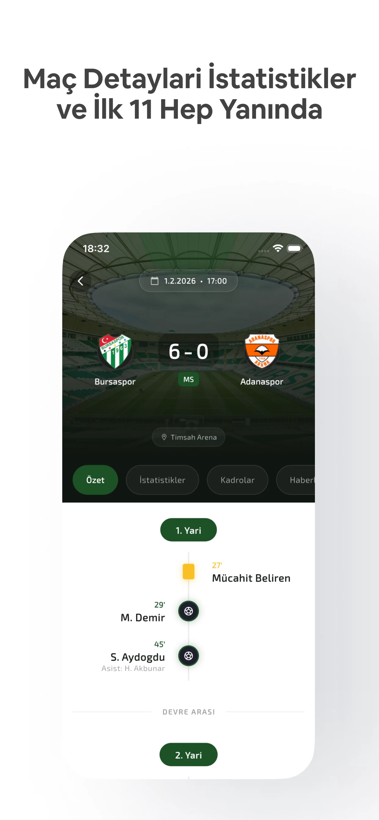 Bursaspor+ screenshot