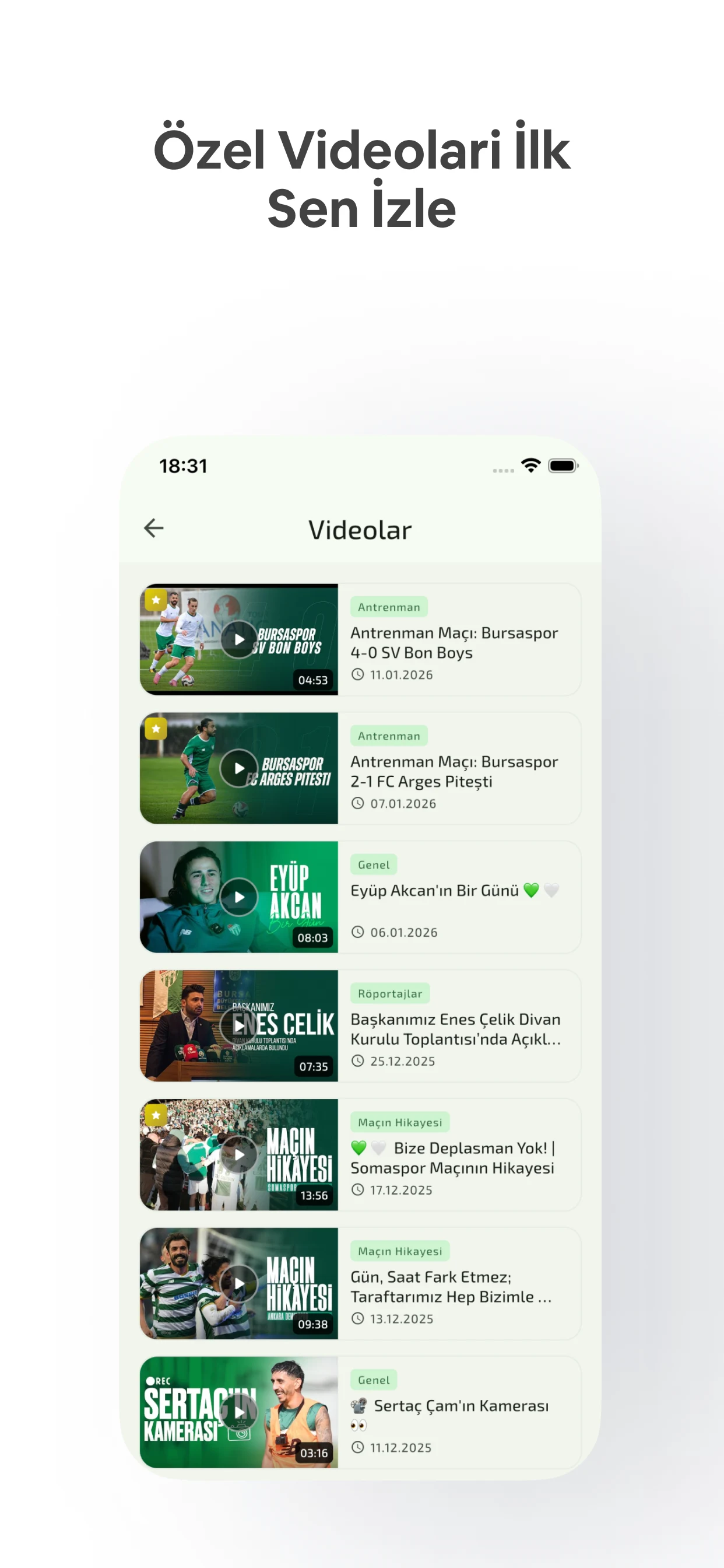 Bursaspor+ screenshot